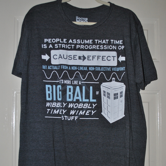 Ripple Junction Other - Doctor Who Wibbly Wobbly Shirt